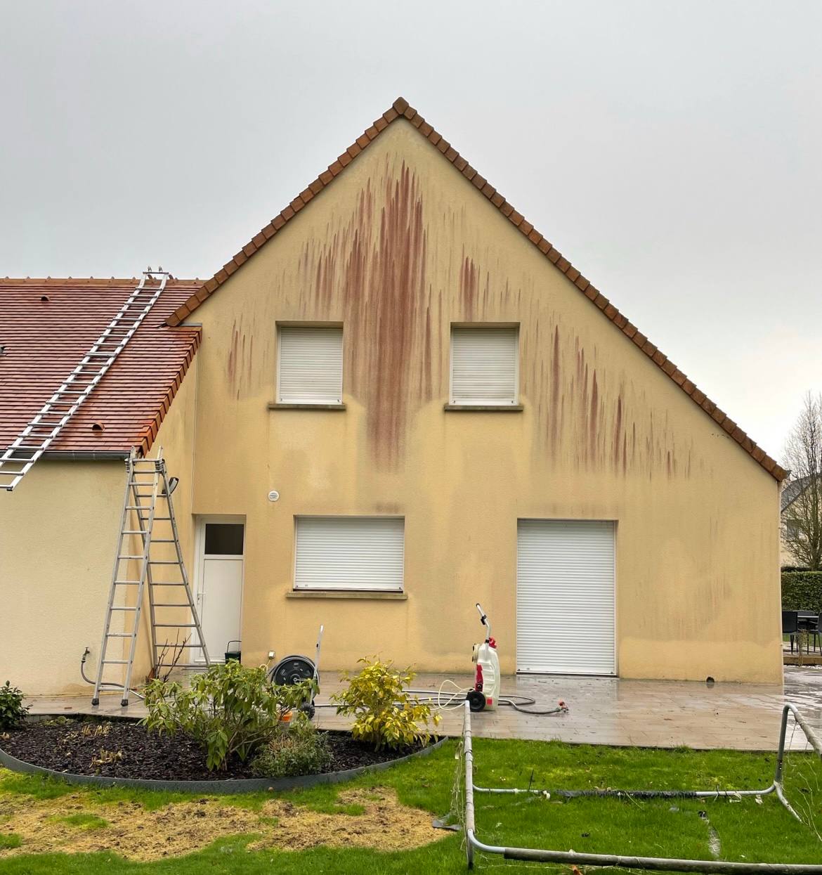 Nettoyage de façade avant